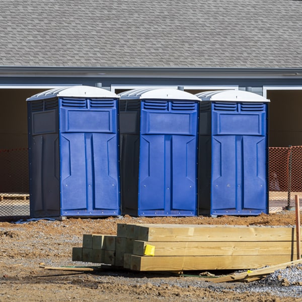 how can i report damages or issues with the portable toilets during my rental period in Biscay Minnesota